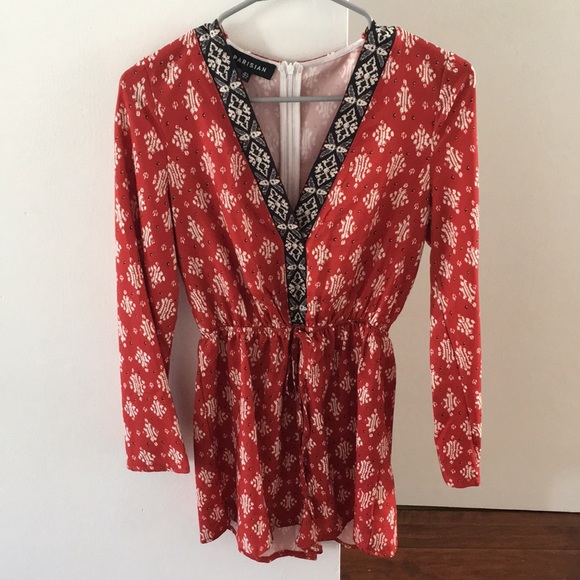 ASOS red romper - Picture 1 of 5